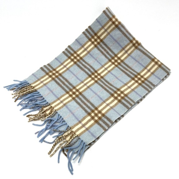 Burberry check Fashion Accessories Scarf blue - Picture 1 of 6